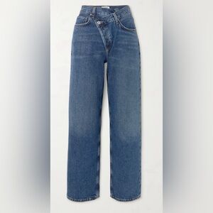 Agolde Criss Cross Boyfriend Jean in Medium Wash
